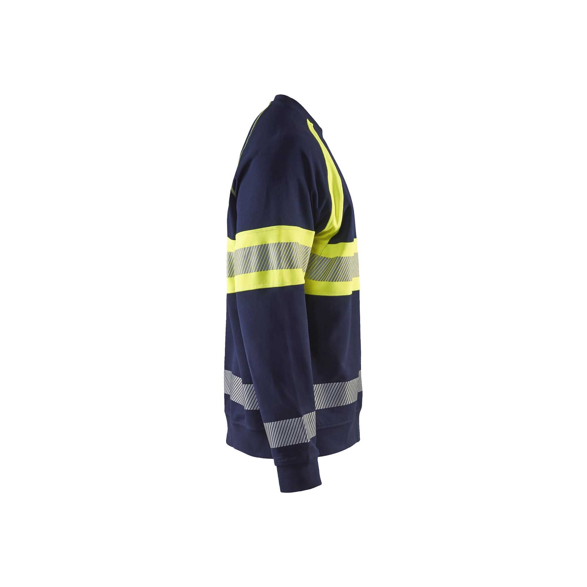 BLAKLADER 33591158 Hi Vis Sweater Hi Vis Reflective Work Sweatshirt MEN - 100% Cotton